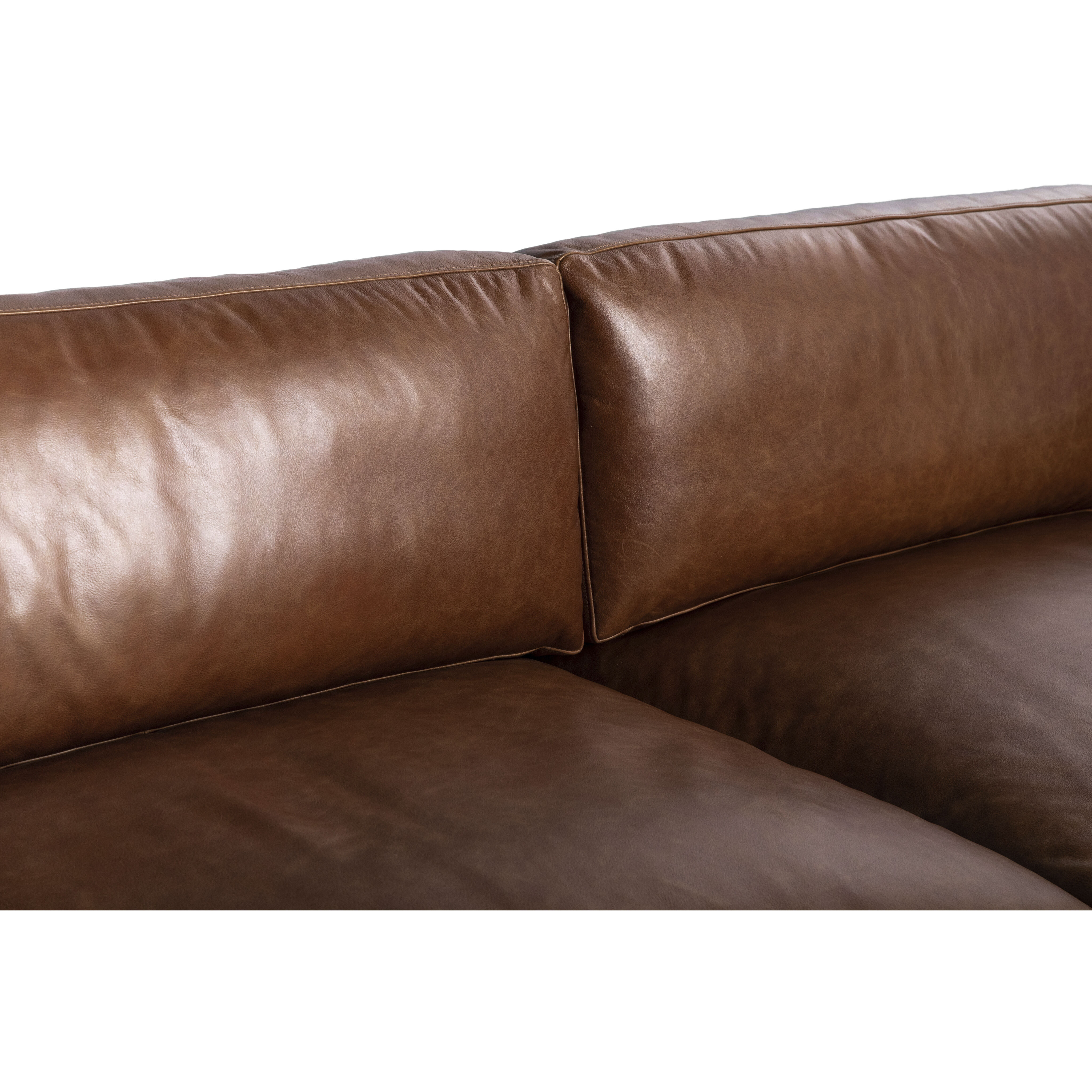 Rogers Shalimar Tobacco Leather Sofa